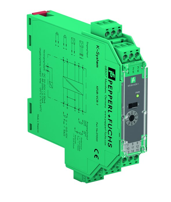 KFU8-VCR-1: fuente de alimentación con transmisor multifuncional y funciones de convertidor